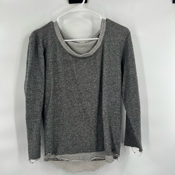 J. Crew grey sweatershirt long sleeve size S - Picture 1 of 7
